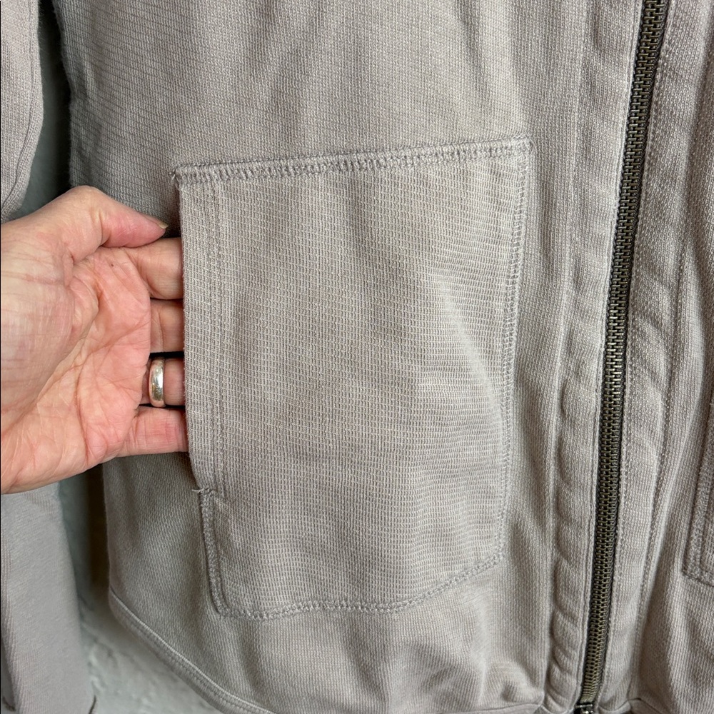 ATM Anthony Thomas Melillo French Terry Zip-Up Hoodie - Picture 7 of 9